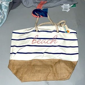 NWT beach bag